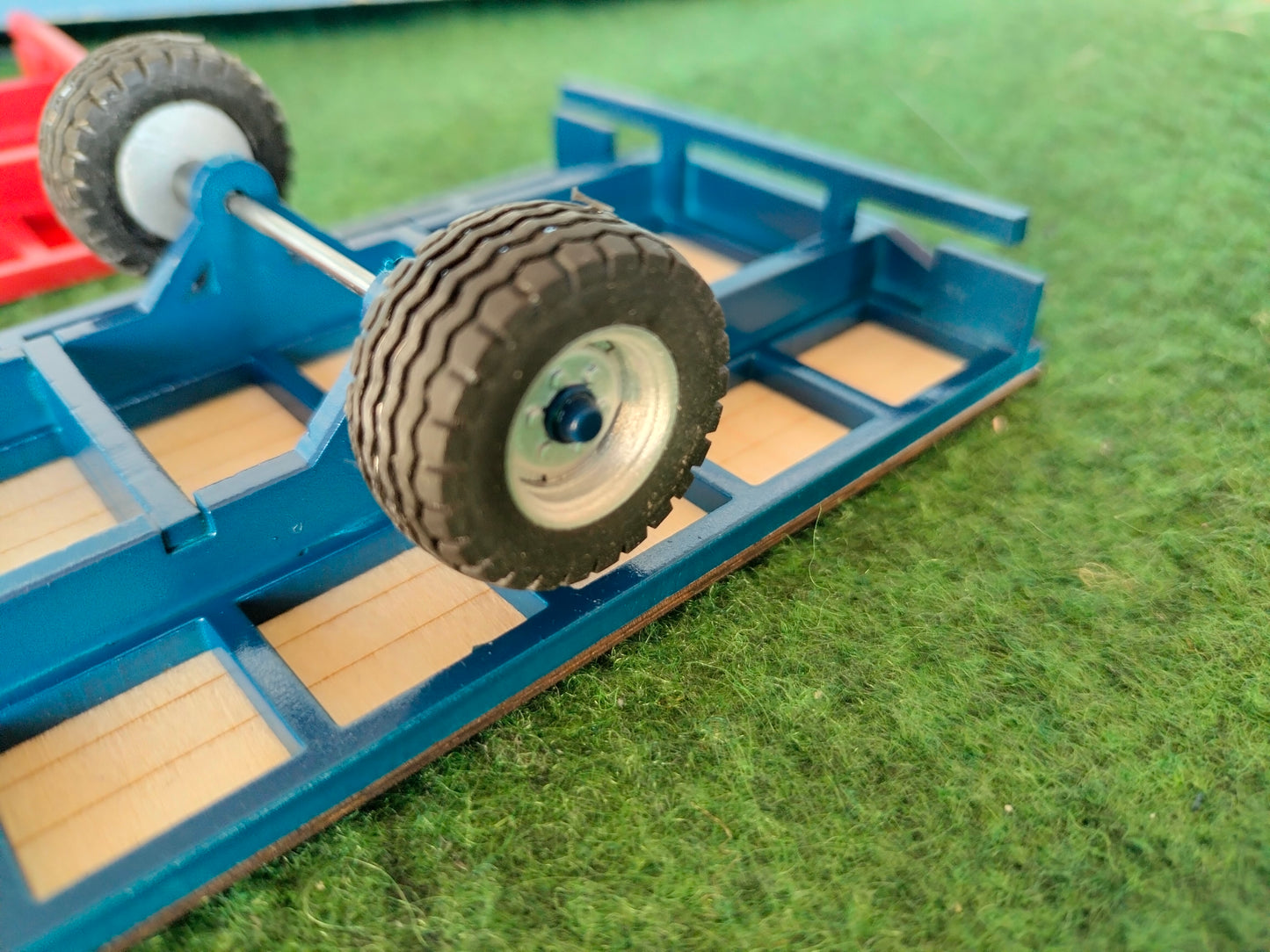 1:32 Single Axle Bale Trailer Model Kit