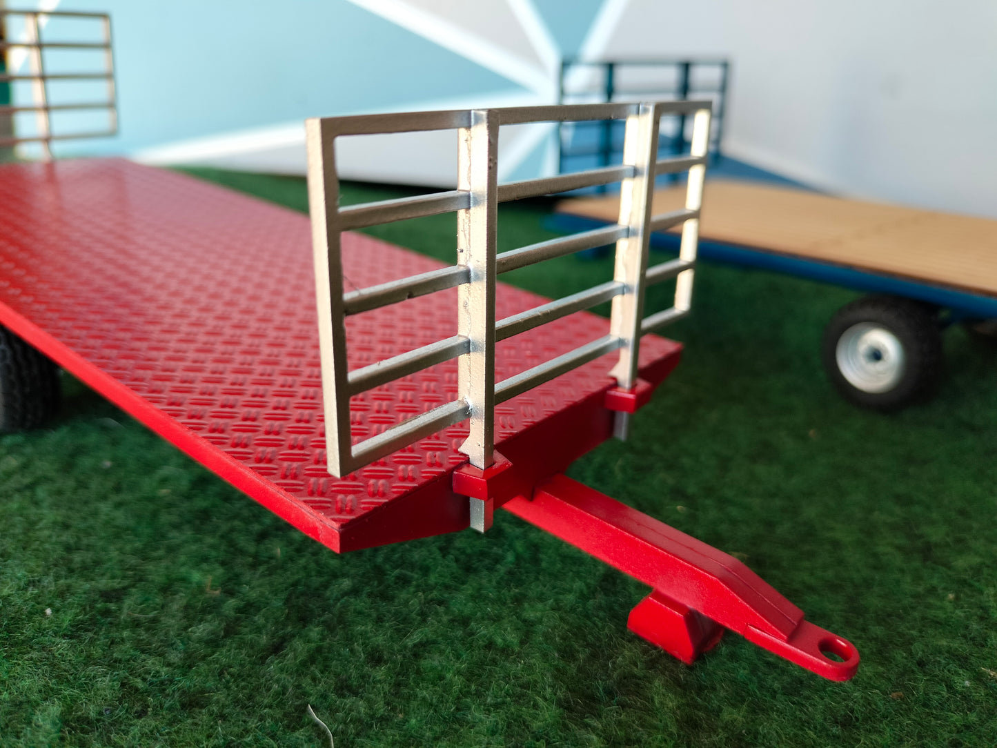 1:32 Single Axle Bale Trailer Model Kit