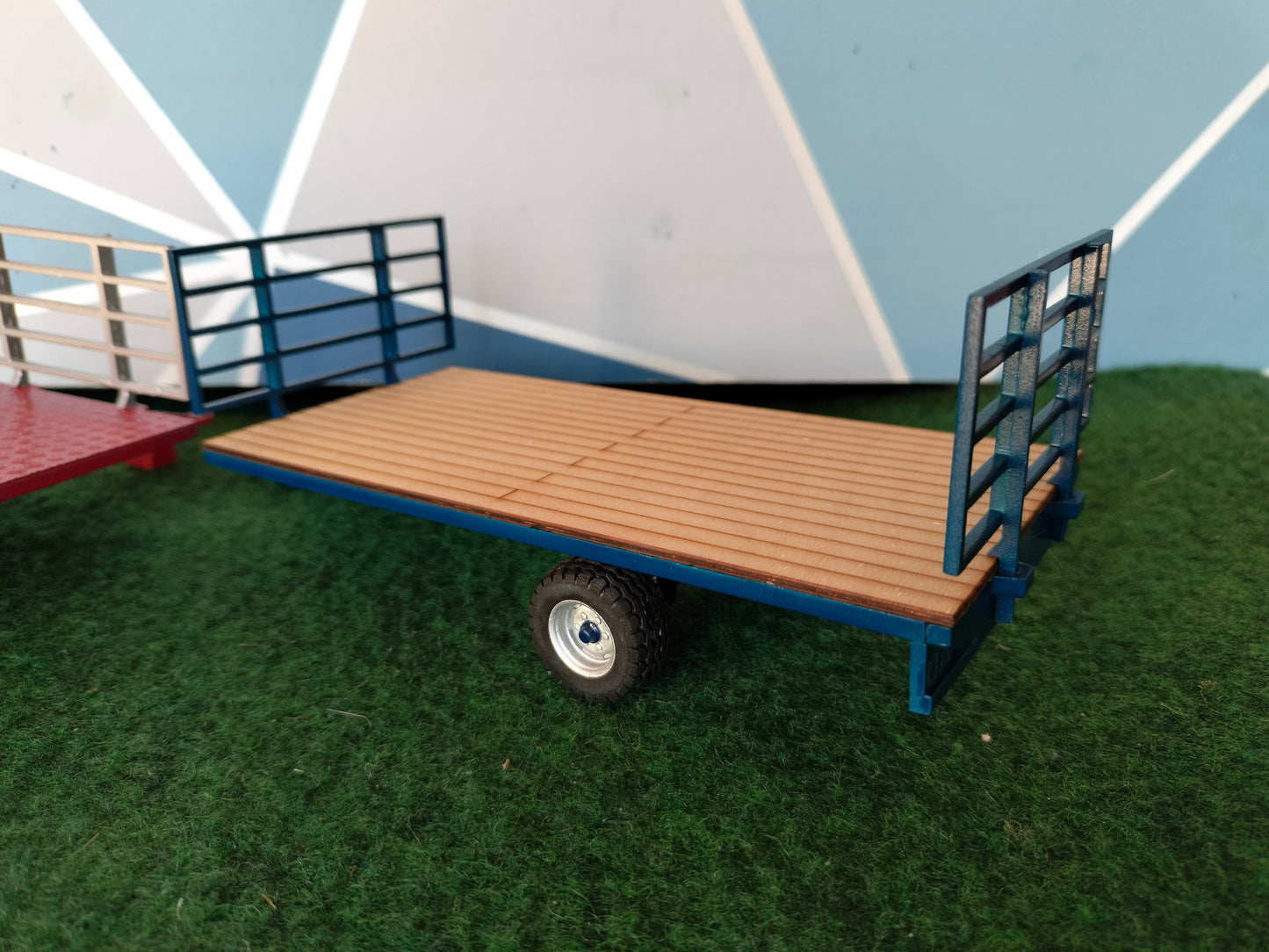 1:32 Single Axle Bale Trailer Model Kit