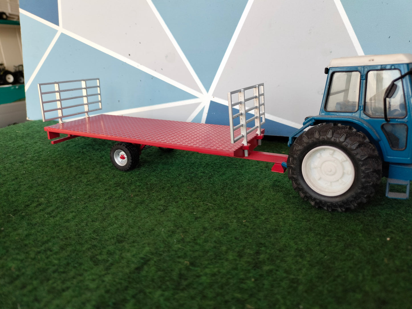 1:32 Single Axle Bale Trailer Model Kit