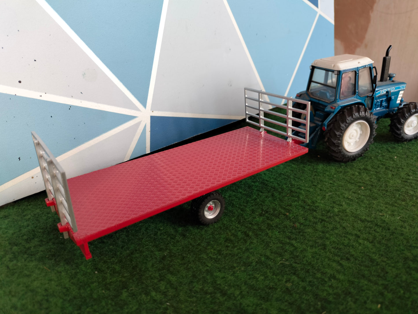 1:32 Single Axle Bale Trailer Model Kit