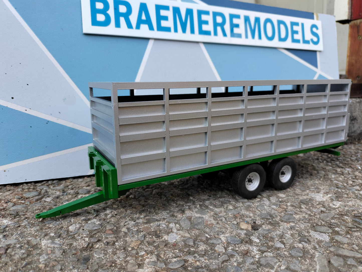 1:32 Livestock Container/ Cattle Float Model Kit - To Fit Bailey Bale Trailer