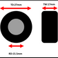 Wheels - 27mm Dual Tyres - 1:32 Scale 265/70R19.5