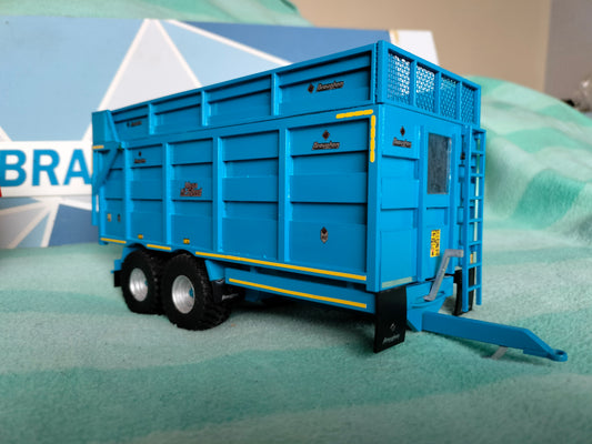 Britains 1/32 - Tipping Trailer With Bales etc 9565 For Model Britains 1/32 - Tipping Trailer With Bales etc 9565 For Model