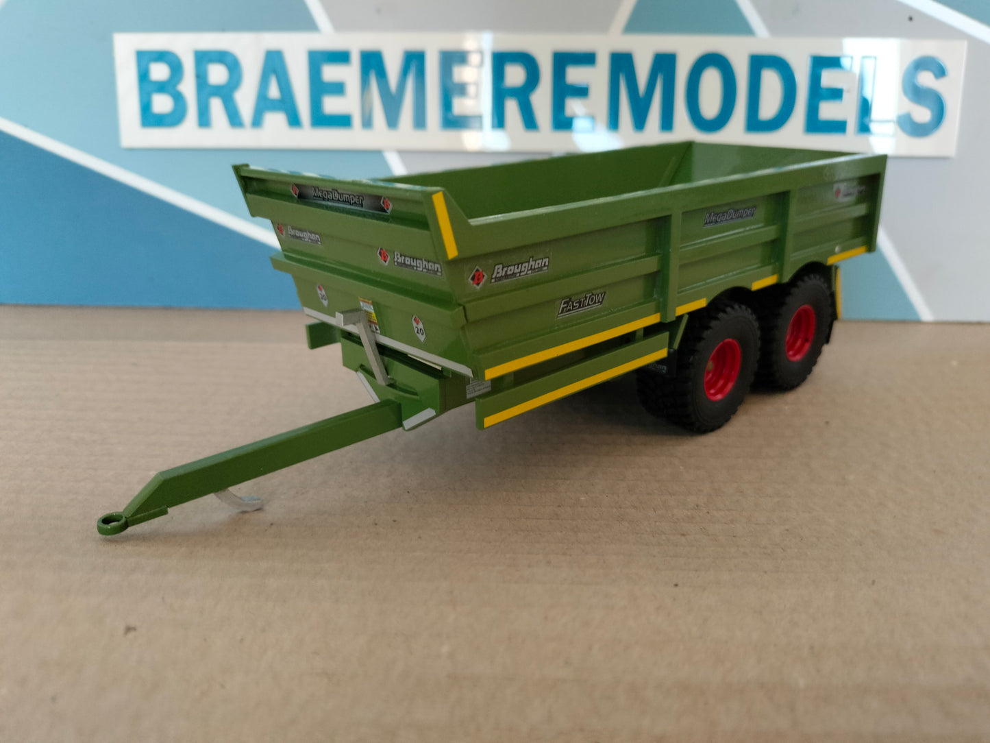 1:32 Broughan 20t Dump Trailer Model Kit