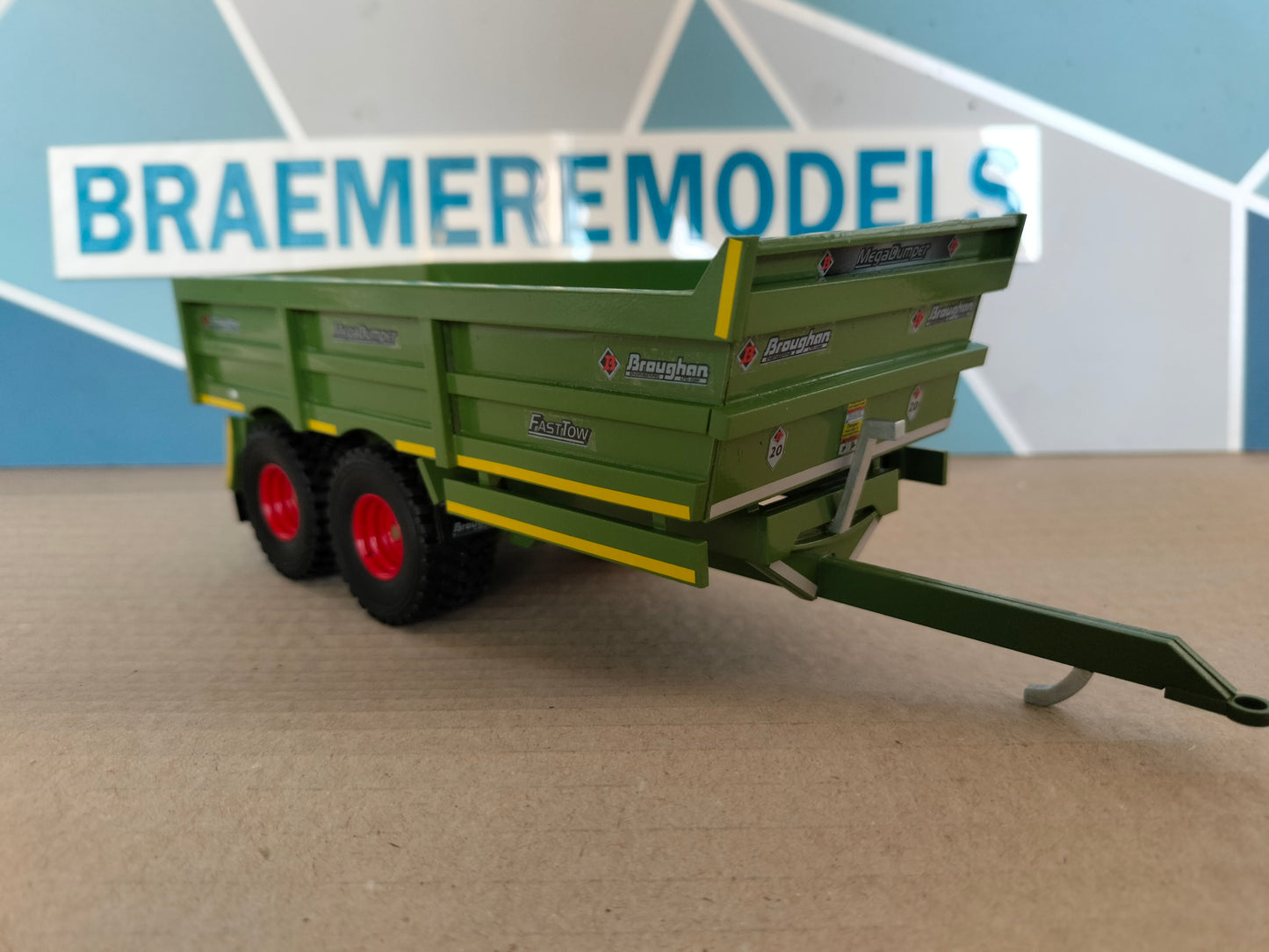 1:32 Broughan 20t Dump Trailer Model Kit