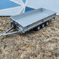 1:32 Ifor Williams Tri Axle Flat Bed Drop Side Trailer Model Kit