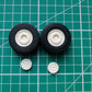 Wheels - 32mm HGV Front Tyres - 1:32 Scale 315/80R22.5