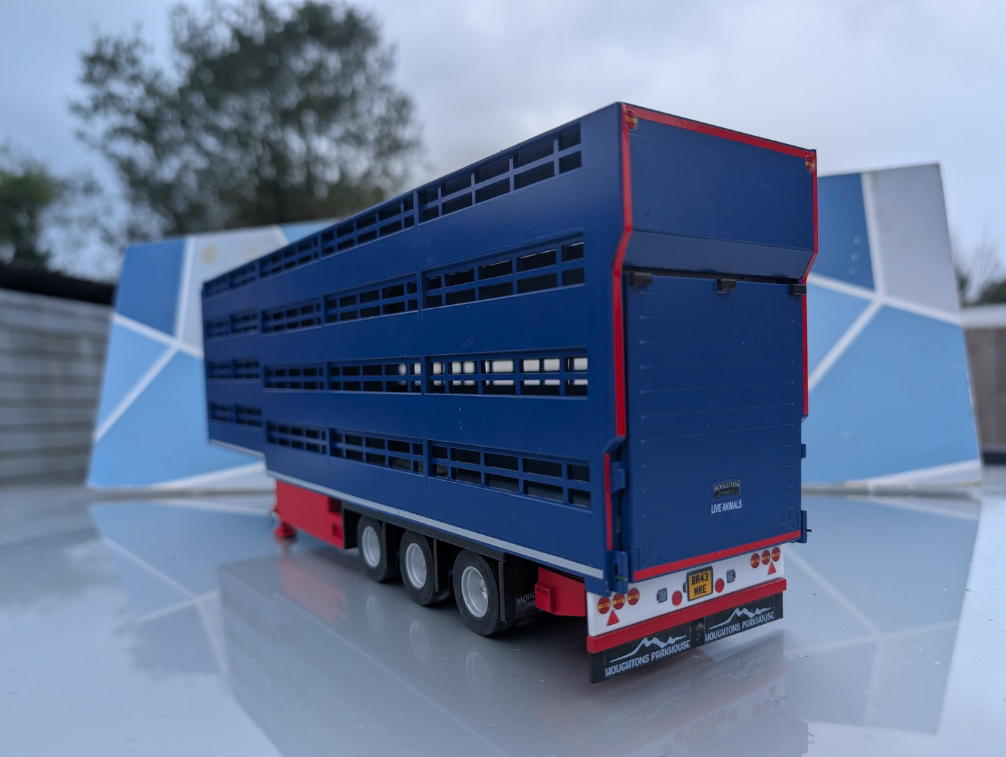 1:32 Houghton Parkhouse Professional Livestock Trailer Model Kit