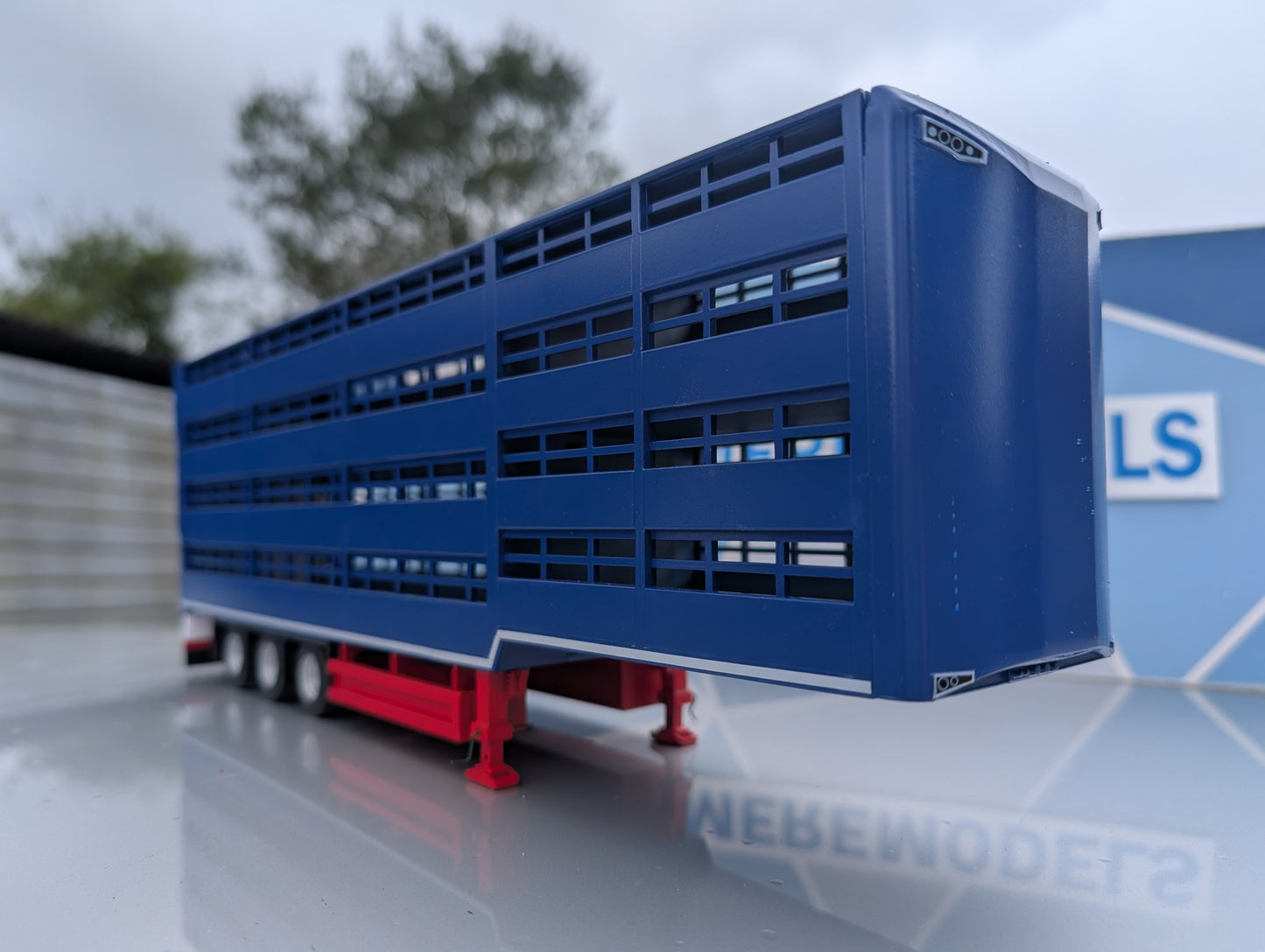 1:32 Houghton Parkhouse Professional Livestock Trailer Model Kit