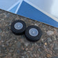 Wheels - 32mm Super Single Centre Nave Tyres - 1:32 Scale 385/65R22.5