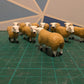 1:32 Texel Sheep - Pack of 10 - Hand Painted Resin Models