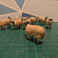 1:32 Swaledale Sheep - Pack of 10 - Hand Painted Resin Models