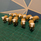 1:32 Texel Sheep - Pack of 10 - Hand Painted Resin Models