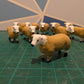 1:32 Texel Sheep - Pack of 10 - Hand Painted Resin Models