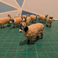 1:32 Swaledale Sheep - Pack of 10 - Hand Painted Resin Models