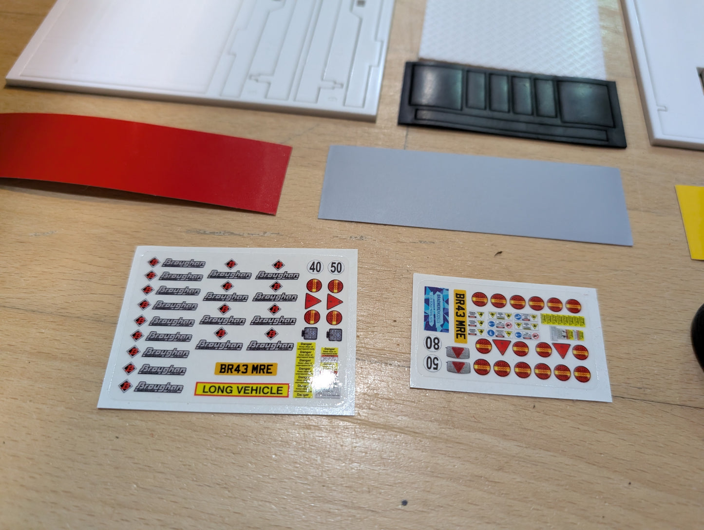 1:32 Broughan Livestock Cattle Trailer Model Kit