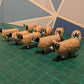 1:32 Swaledale Sheep - Pack of 10 - Hand Painted Resin Models