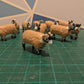 1:32 Swaledale Sheep - Pack of 10 - Hand Painted Resin Models