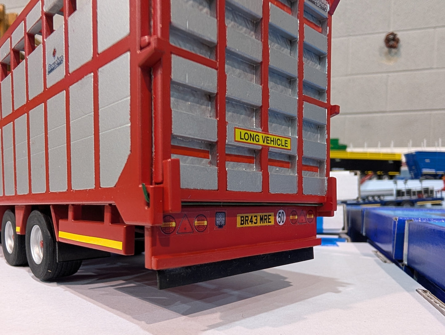 1:32 Broughan Livestock Cattle Trailer Model Kit