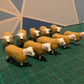 1:32 Texel Sheep - Pack of 10 - Hand Painted Resin Models