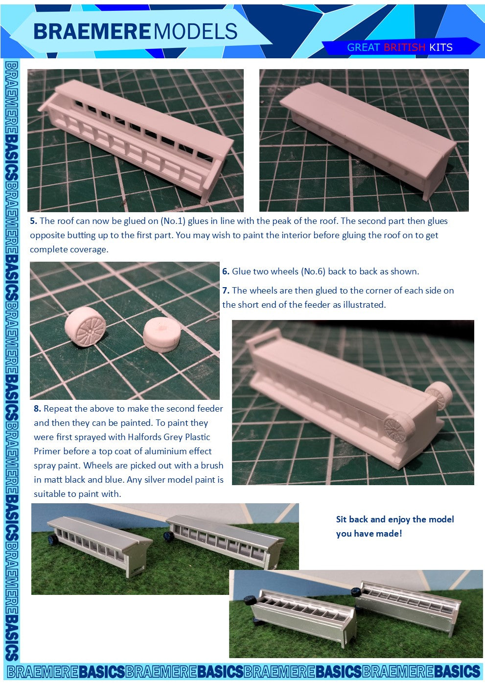 1:32 Sheep Lamb Creep Feeder 2x Model Kit