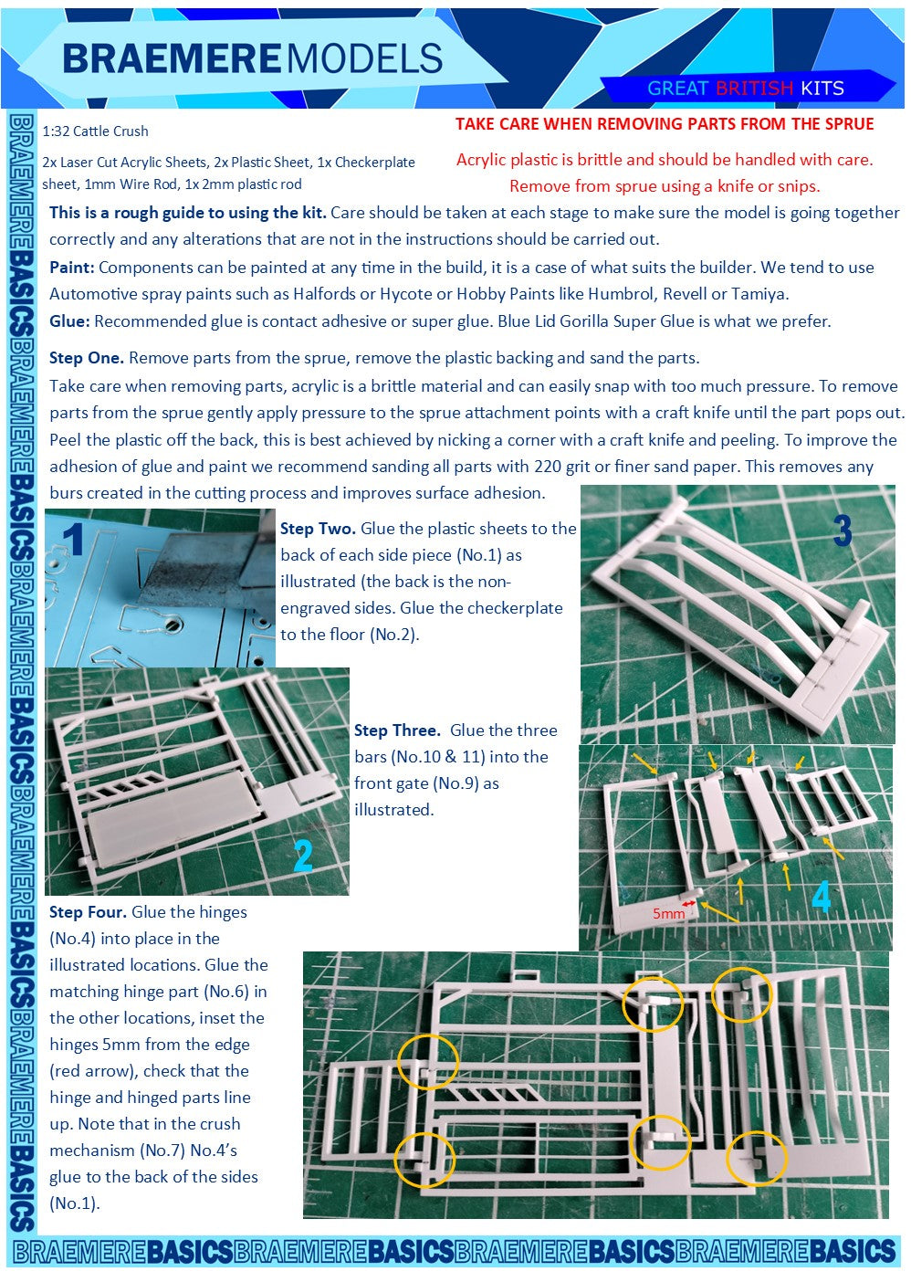 1:32 IAE Cattle Crush Model Kit