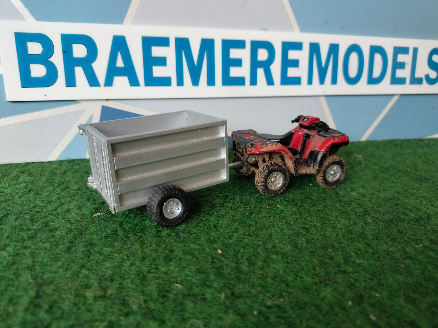 1:32 Sheep Farm Quad Trailer Model Kit