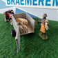 1:32 Sheep Diorama Accessory Kits Weigh Crate Quad Trailer Lamb Creep Feeder