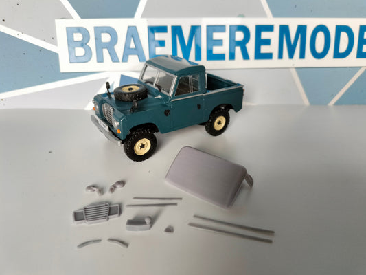 1:32 Britains SWB Series Land Rover Enhancement Kit - Soft Top Roof
